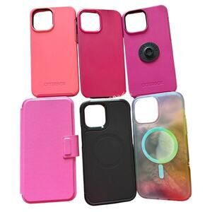 OtterBox iPhone 12 Pro Max Case Bundle Pink MagSafe + Similar Cases Lot